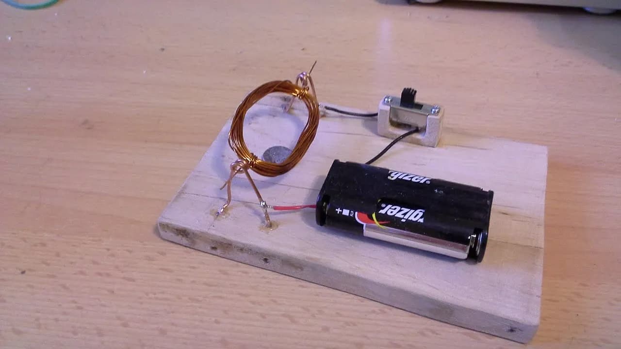 Eksperymenty z drutami: Zbuduj elektromagnes i silnik!